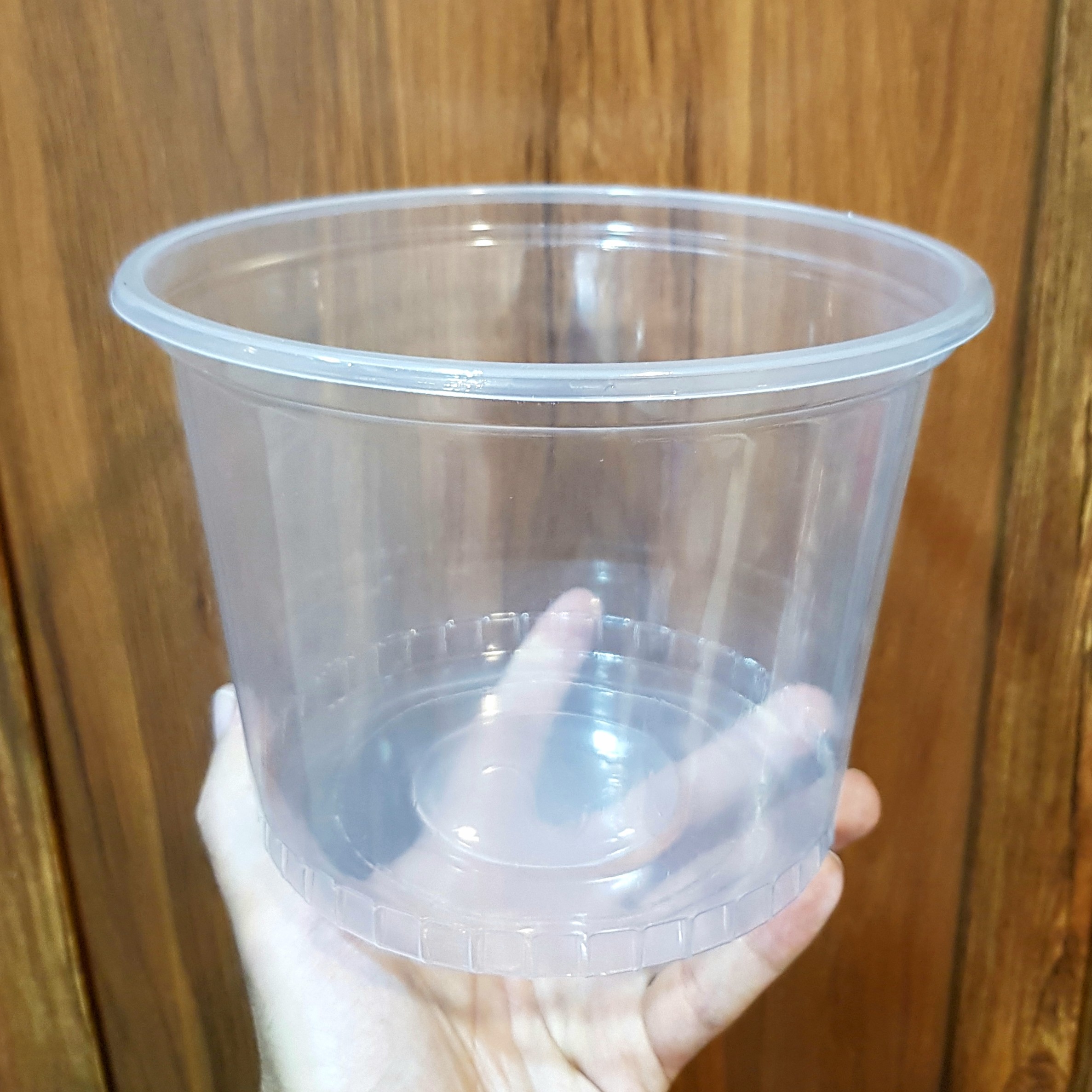 ظرف آش یکبارمصرف احدی 2700 گرمی شفاف ، ظرف یکبار مصرف(آش ، ماست) 2700 گرمی شفاف
