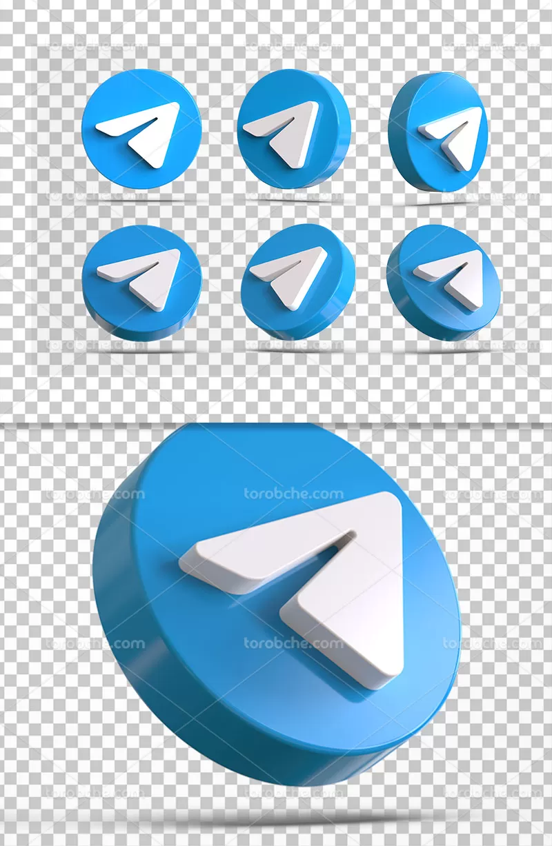 عکس لوگو تلگرام دوربری | گرافیک با طعم تربچه