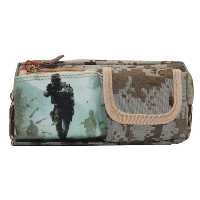 خرید جامدادی پسرانه طرح ارتشی سه زیپ سویل کد 3047