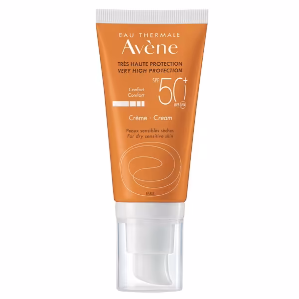 کرم ضد آفتاب اون  Avene SPF50 حجم 50 میل | پوست خشک و بسیار خشک