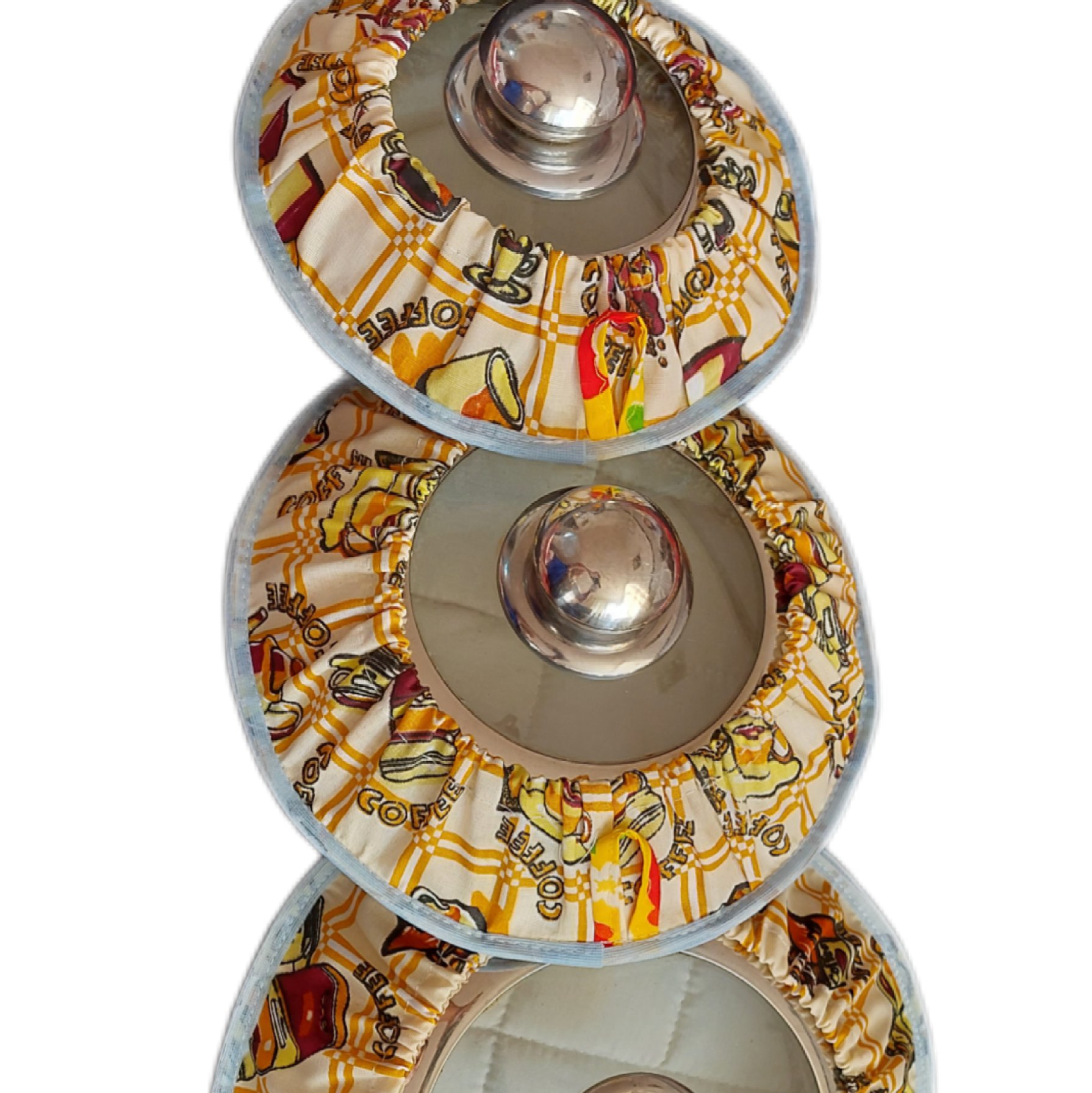 دمکنی کشدار 3 تایی جنس تترون درجه 1  در 3سایز دارای رنگبندی 