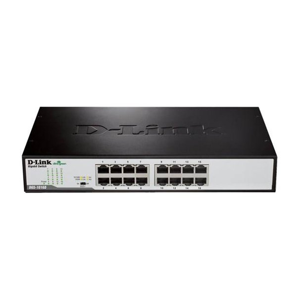 سوییچ 16 پورت گیگابیتی، غیر مدیریتی و دسکتاپ دی-لینک مدل DGS-1016D