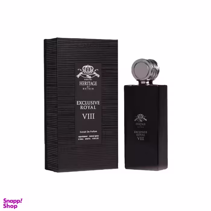 ادوپرفیوم مردانه Heritage مدل Exclusive Royal VIII
