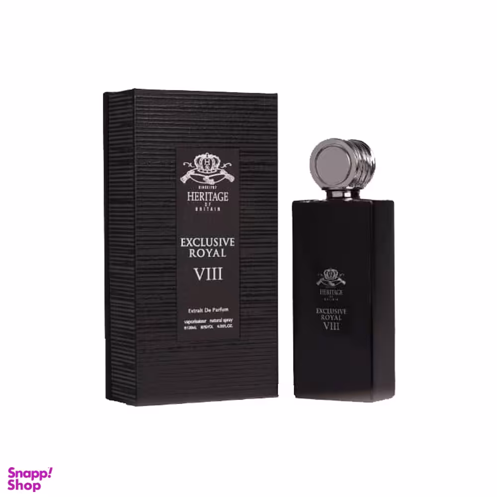 ادوپرفیوم مردانه Heritage مدل Exclusive Royal VIII