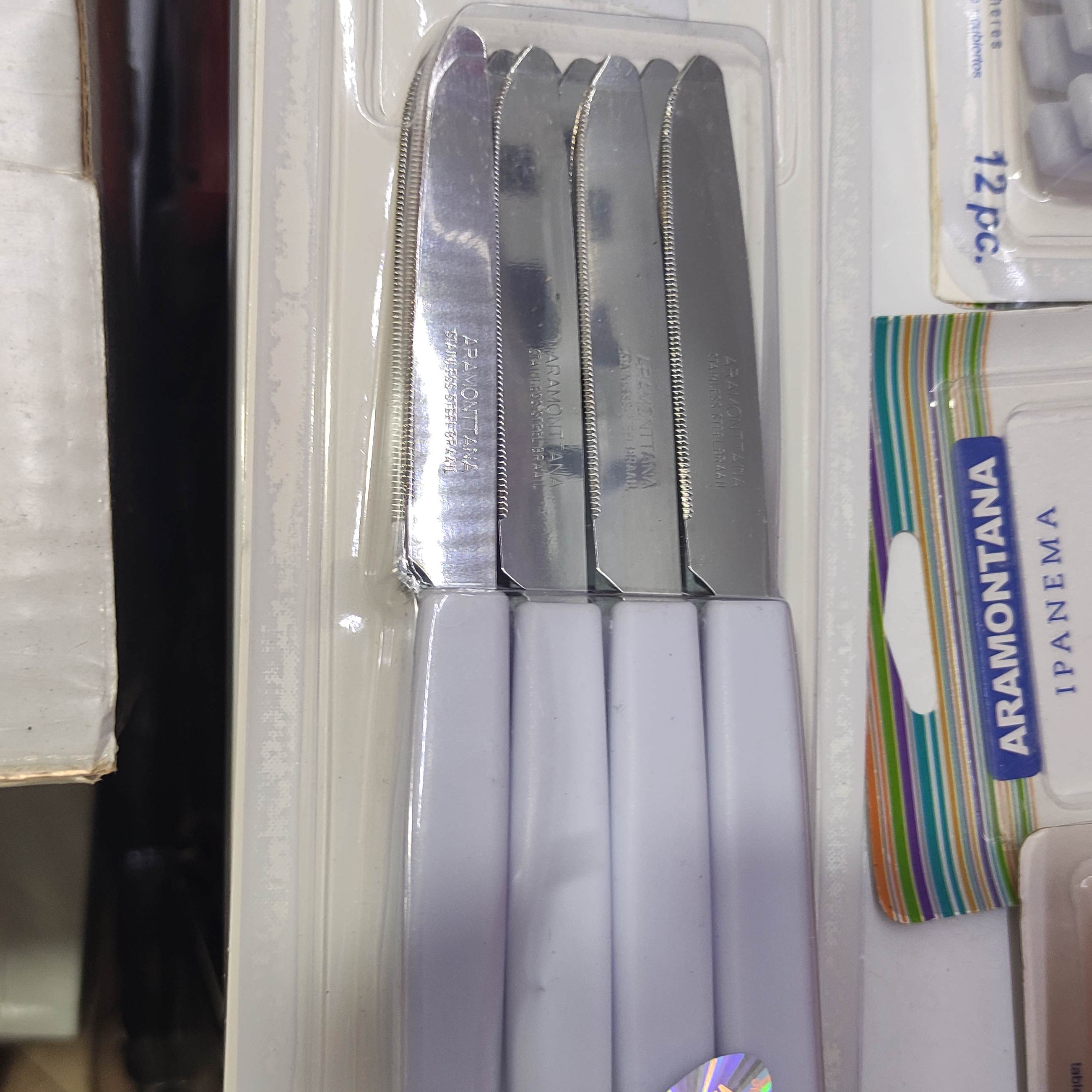 کارد  میوه خوری 12 تایی  اصلی آرا مونتانا سفید