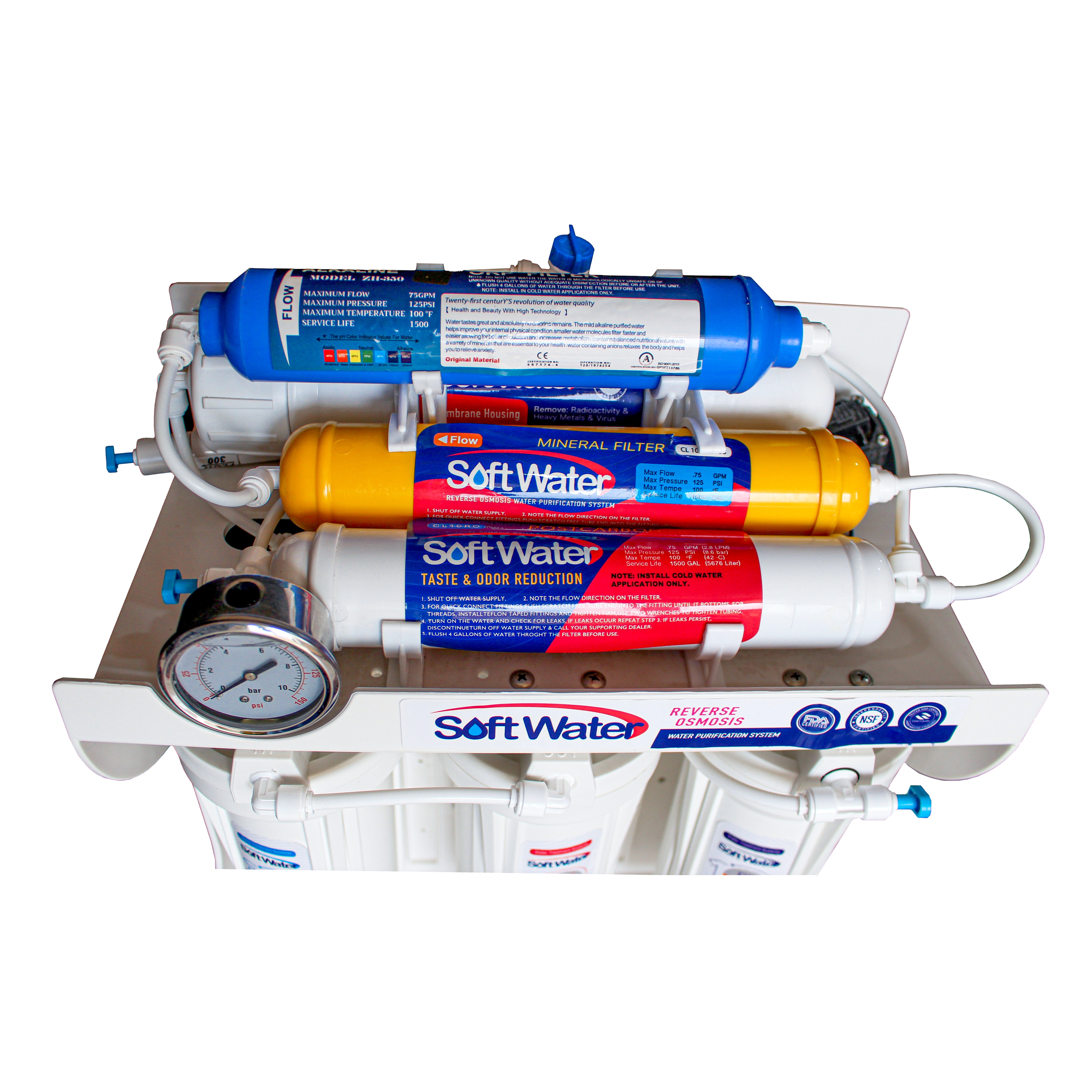 دستگاه تصفیه آب 8 مرحله ای soft water مدل 1030 ( ارسال رایگان )