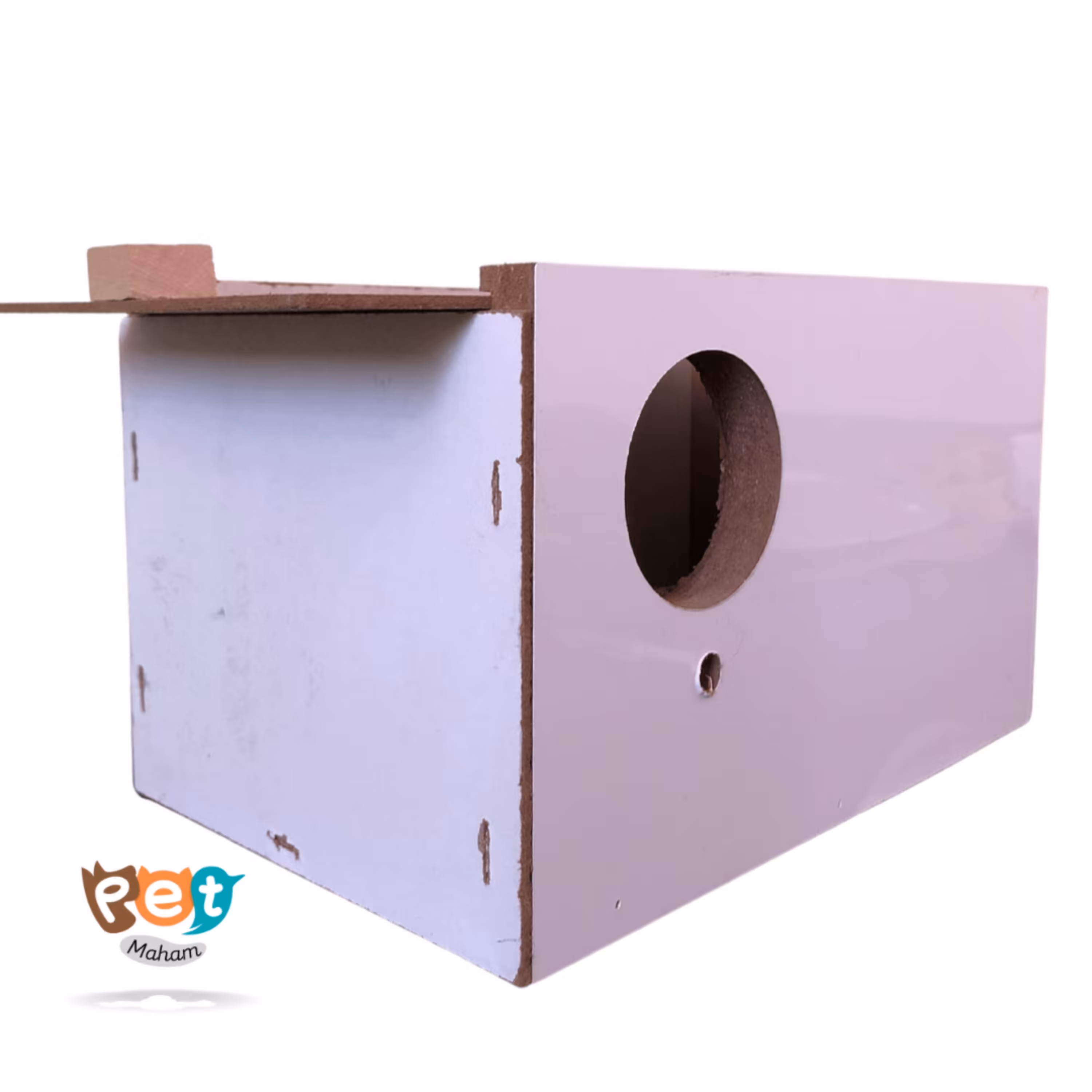 آشیانه چوبی پرنده سایز بزرگ مناسب عروس هلندی 