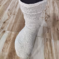 جوراب  بافتنی   سنتی پشمی ساق بلند