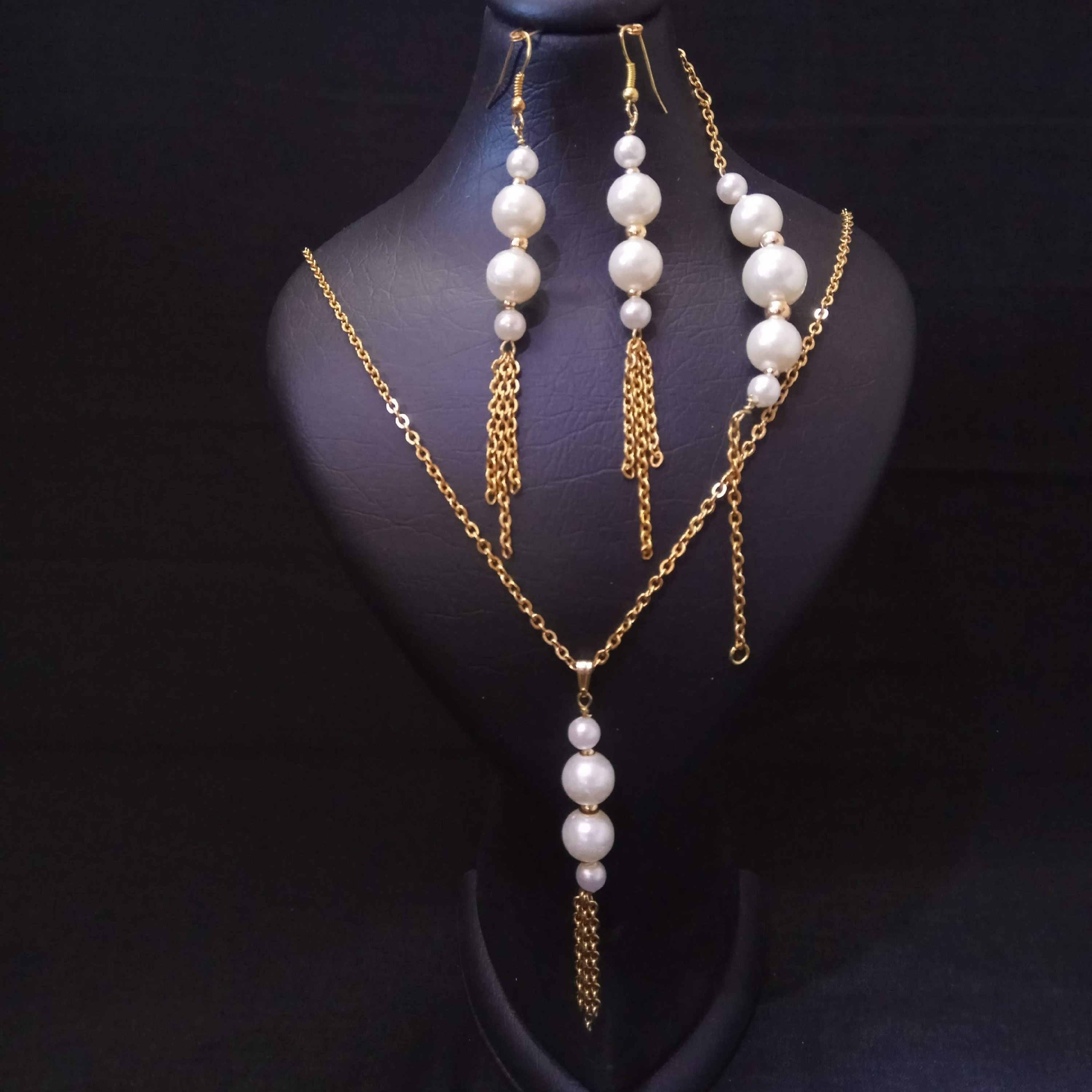 نیم ست استیل مرواریدی رنگ ثابت تضمینی ضدحساسیت