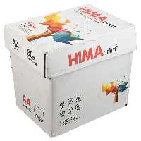 خرید کاغذ A4 هیما HIMA بسته 2500 عددی 80 گرمی کارتن دار