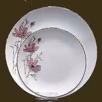 سرویس آرکوپال 26 پارچه گرد  مقصود ژالین صورتی لب طلا