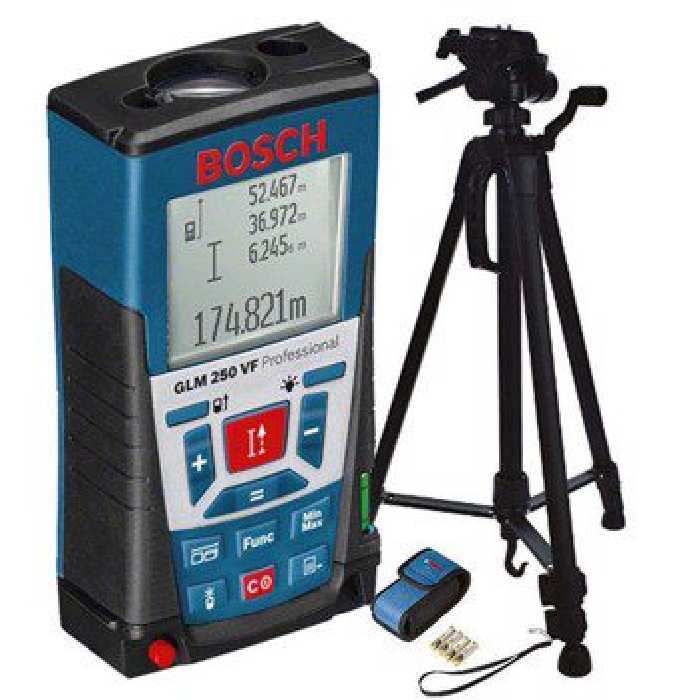 متر لیزری بوش مدل GLM 250 VF+BT 150 - ابزار یراق