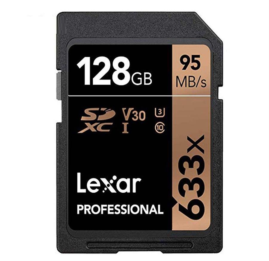 کارت حافظه  لکسار مدل Professional کلاس 10 استاندارد UHS-I U3 سرعت 95MBps ظرفیت 128 گیگابایت
