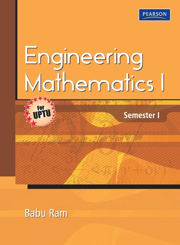 󾕇 دانلود کتاب Engineering Mathematics I (Semester I) For Uptu, 2010 - دانلود کتاب های دانشگاهی
