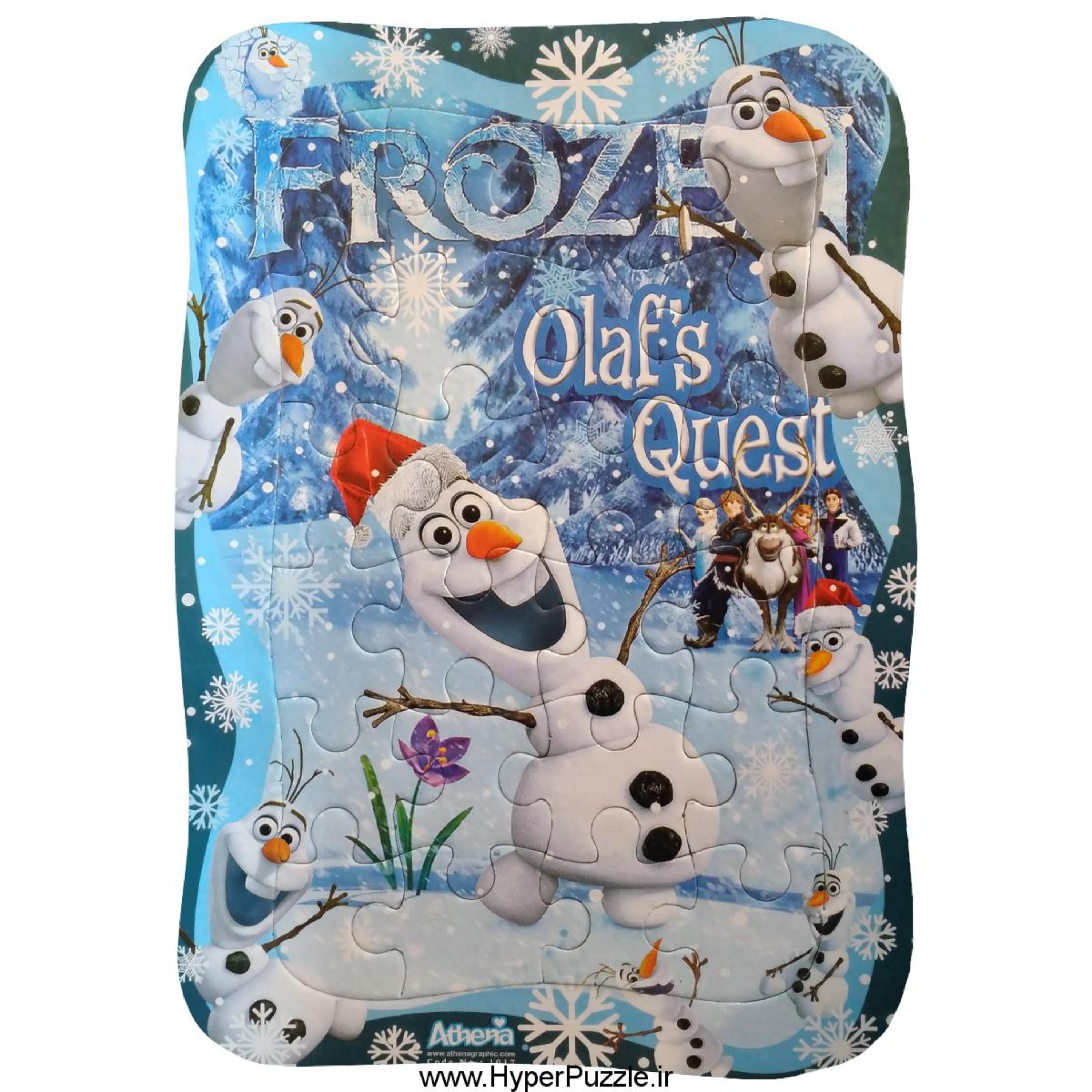 پازل آدم برفی 24 تکه