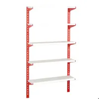 قفسه مدل سوپری 5 طبقه سایز 70x40 پایه 2.5 متری(ارسال پس کرایه و به عهده مشتری)