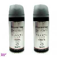 اسپری خوشبو کننده بدن مردانه پرستیژ (Prestige) مدل Chanel Allure Homme Sport حجم 150 میلی‌‌لیتر بسته 2 عددی