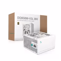 پاور کامپیوتر 850 وات تمام ماژولار دیپ کول مدل DQ850M-V3L White