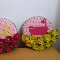 استیکر های حمام ودستشویی مدل گل رز