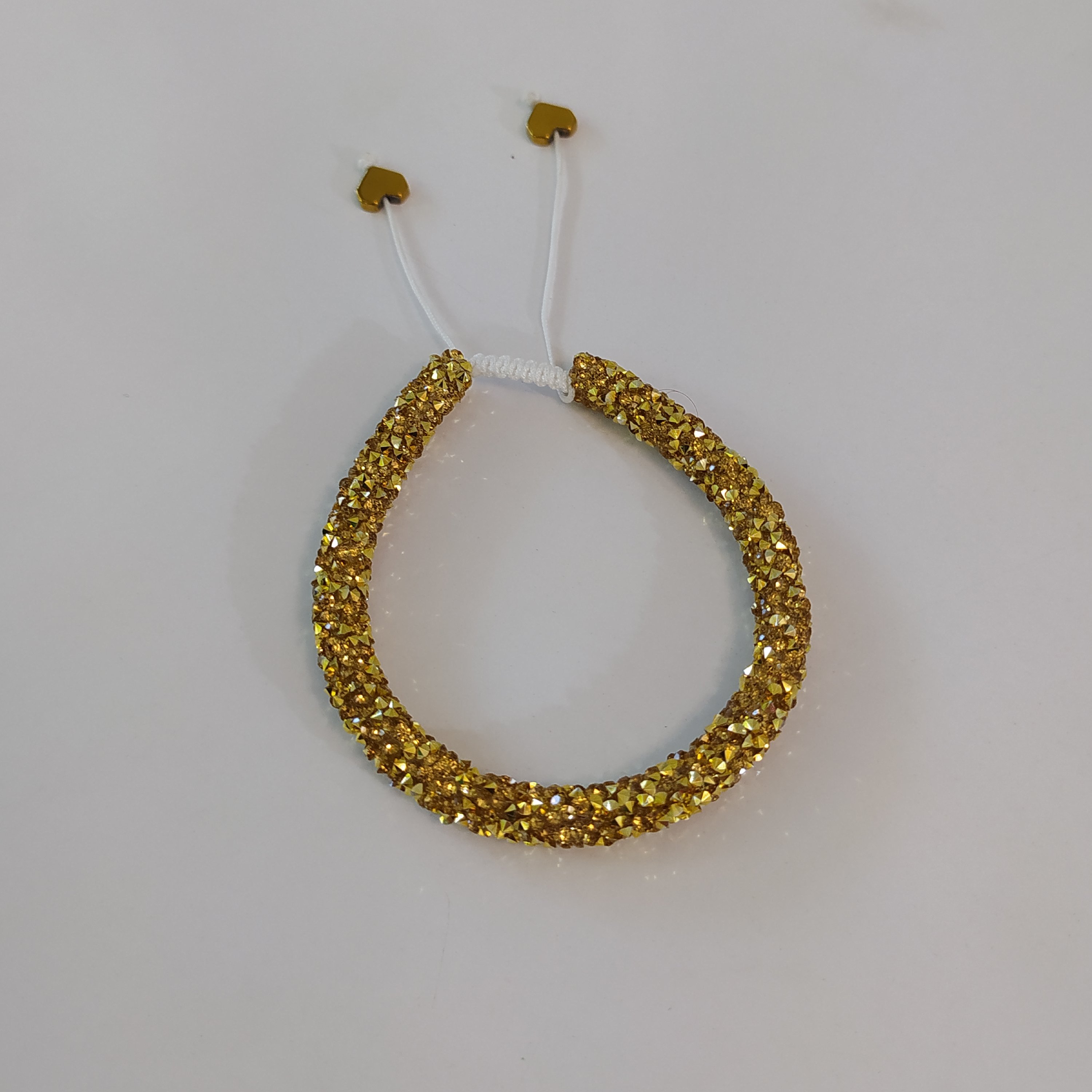 دستبند سواروسکی طلایی