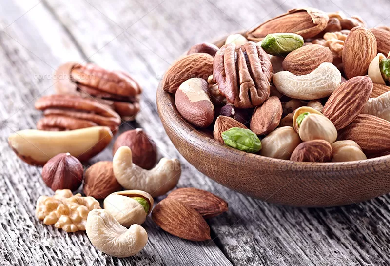 عکس آجیل تازه با کیفیت بالا | گرافیک با طعم تربچه