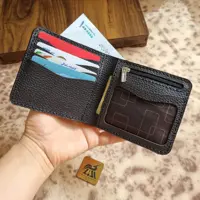 کیف پول جیبی مردانه چرم طبیعی گاوی و دست دوز  کیف پول مردانه چرمی محصول آلما چرم 
