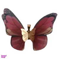 آویز گردنبند طلا 18 عیار زنانه گالری یارطلا مدل پروانه کد AP16