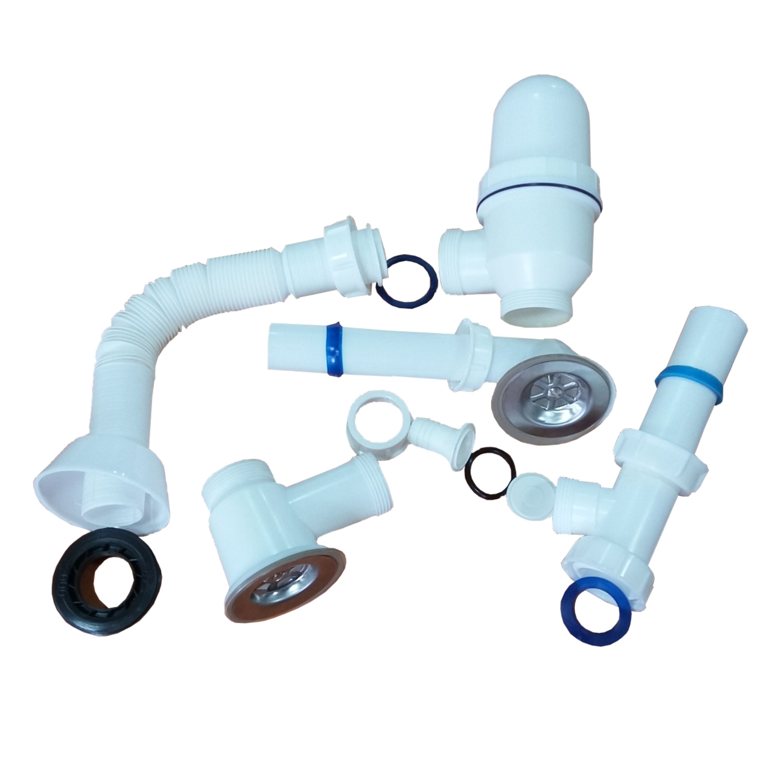 سیفون دو لگنه با خروجی لباسشویی