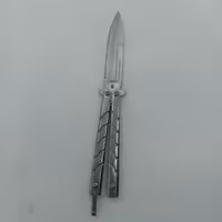 چاقو پروانه استیل بزرک کد 309