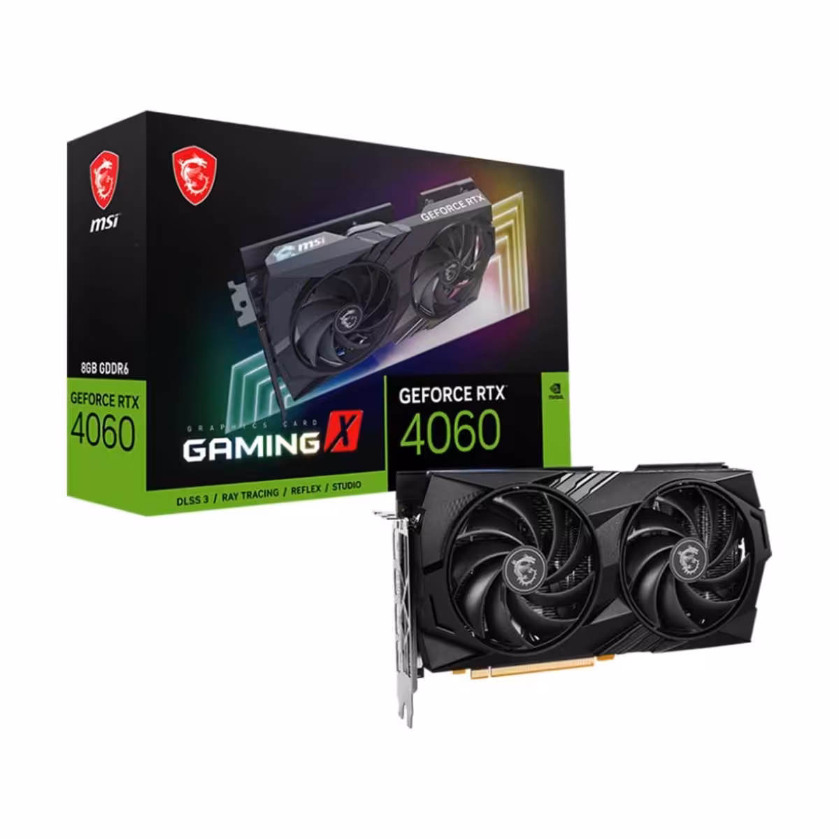 خرید کارت گرافیک MSI GeForce RTX 4060 GAMING X 8GB GDDR6 با بهترین قیمت