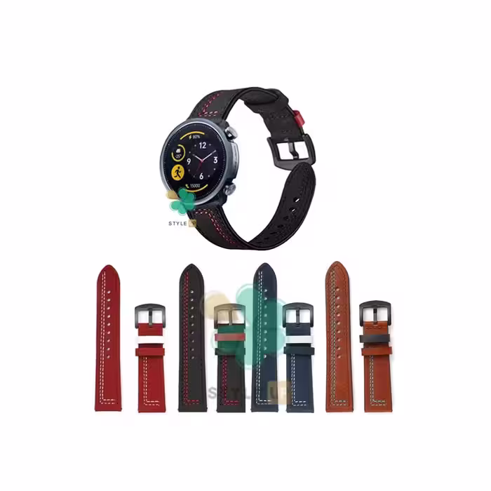 بند چرمی ساعت شیائومی Xiaomi Mibro A1 مدل Nubuck Leather