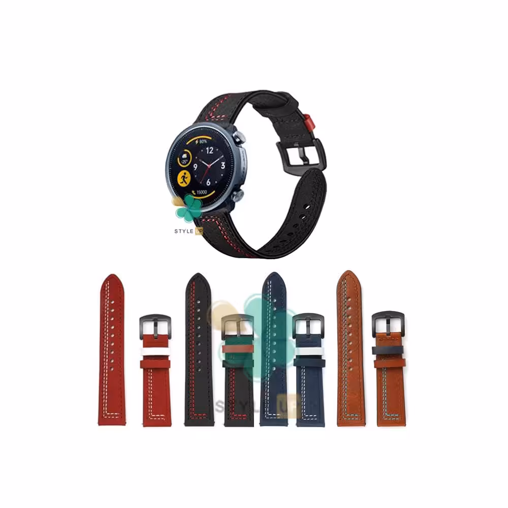 بند چرمی ساعت شیائومی Xiaomi Mibro A1 مدل Nubuck Leather