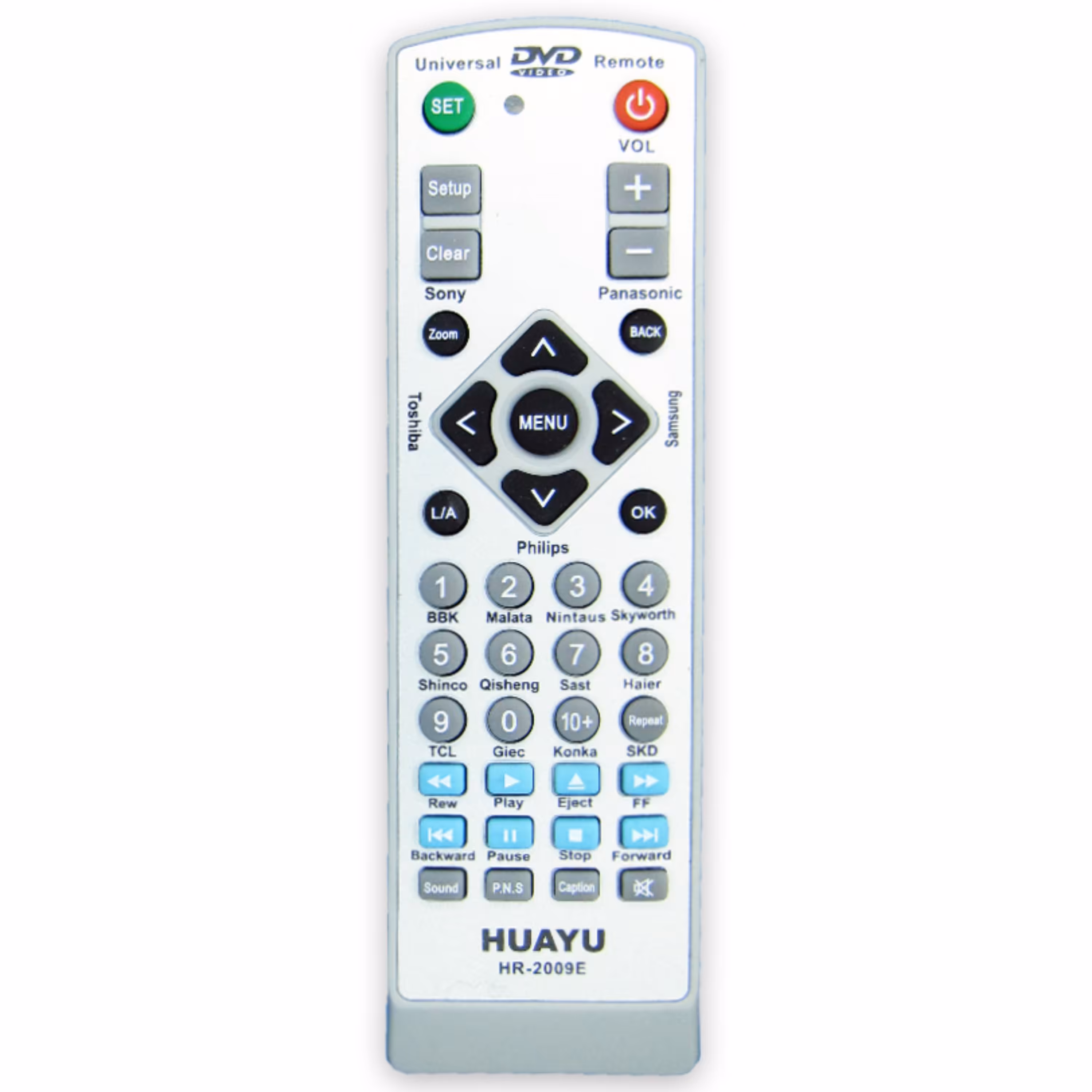 کنترل دی وی دی یونیورسال UNIVERSAL DVD(HUAYU)مدل HR-2009E