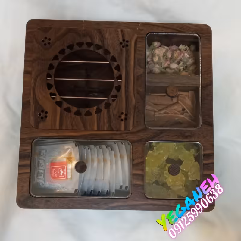 جعبه تی بگ و دمنوش وارمردار  مربع 