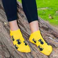 جوراب ست مادر و کودک طرح گربه سیاه در رنگبندی 