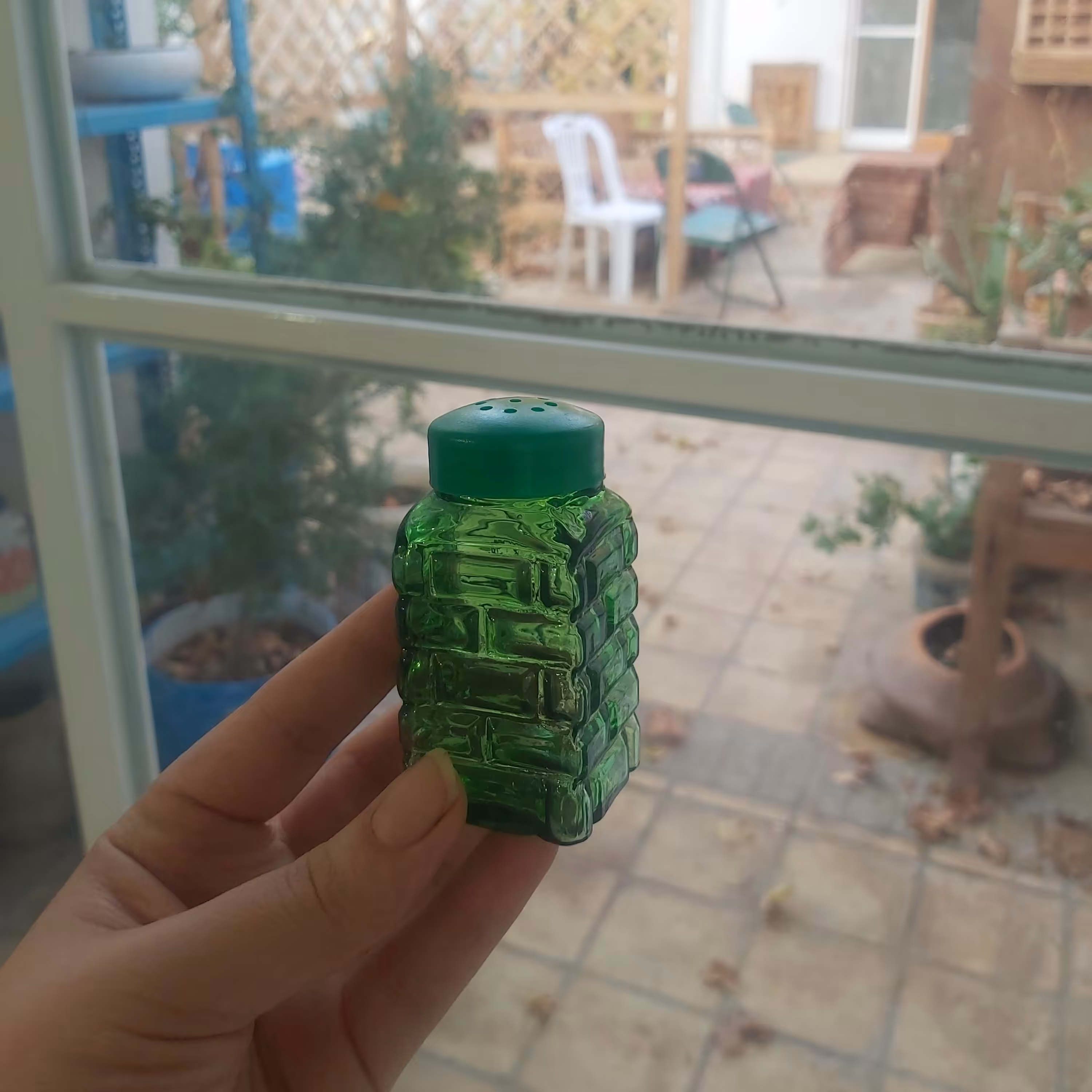 نمکدان بلور سبز 