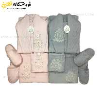 سرویس حوله عروس و داماد 10تکه گلدوزی سه بعدی برند MURDUM