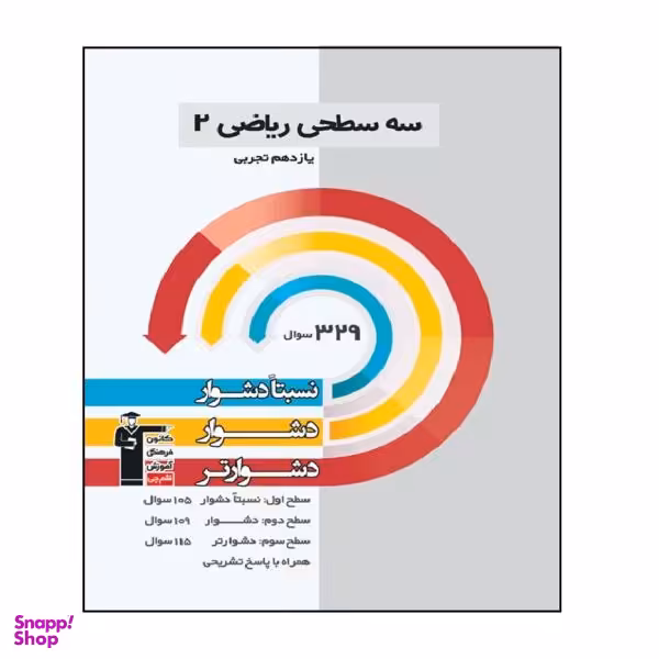 کتاب سه سطحی ریاضی پایه یازدهم رشته تجربی اثر جمعی از نویسندگان انتشارات قلم چی