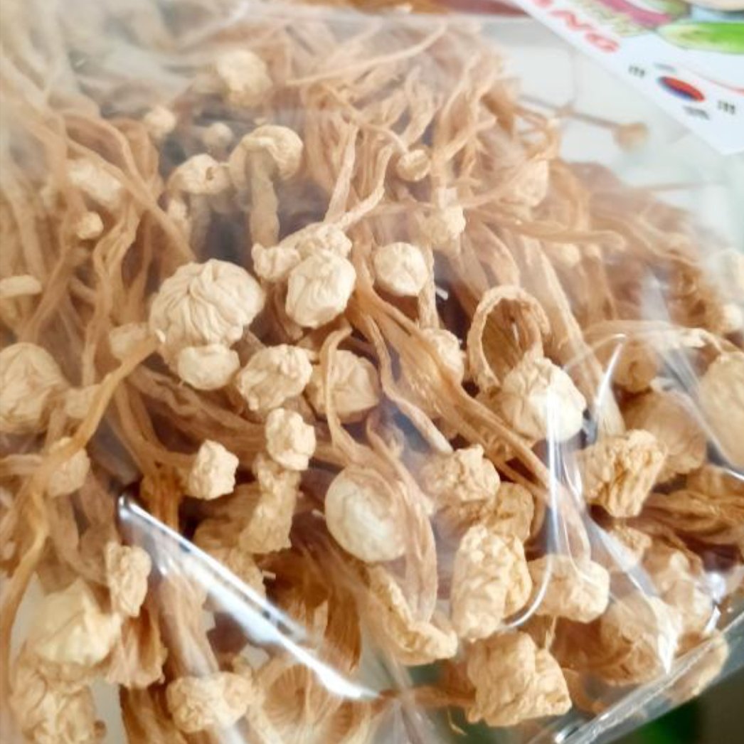 قارچ انوکی رشته ای خشک 25 گرمی