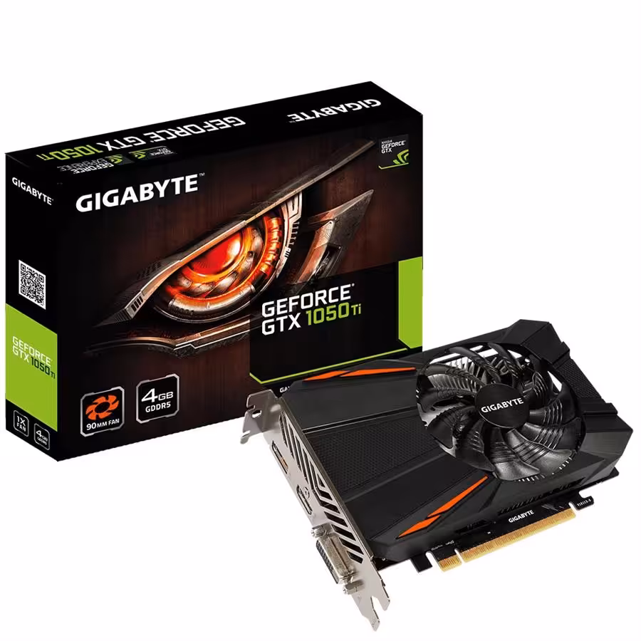 کارت گرافیک گیگابایت مدل GeForce® GTX 1050 Ti D5 4G با حافظه 4 گیگابایت
