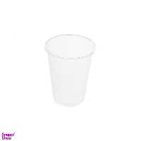 لیوان یکبار مصرف تک ظرف کد 8009 بسته 90 عددی بی رنگ