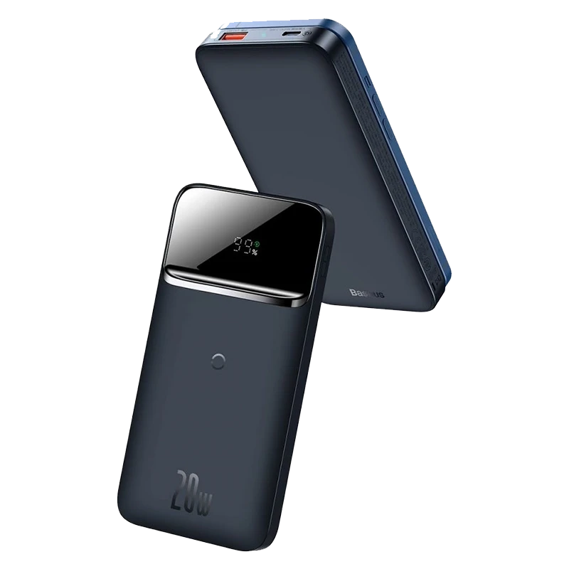 پاور بانک و شارژر وایرلس مگنتی بیسوس Baseus Magnetic wireless quick charging power bank 10000mAh 20W PPMT-03