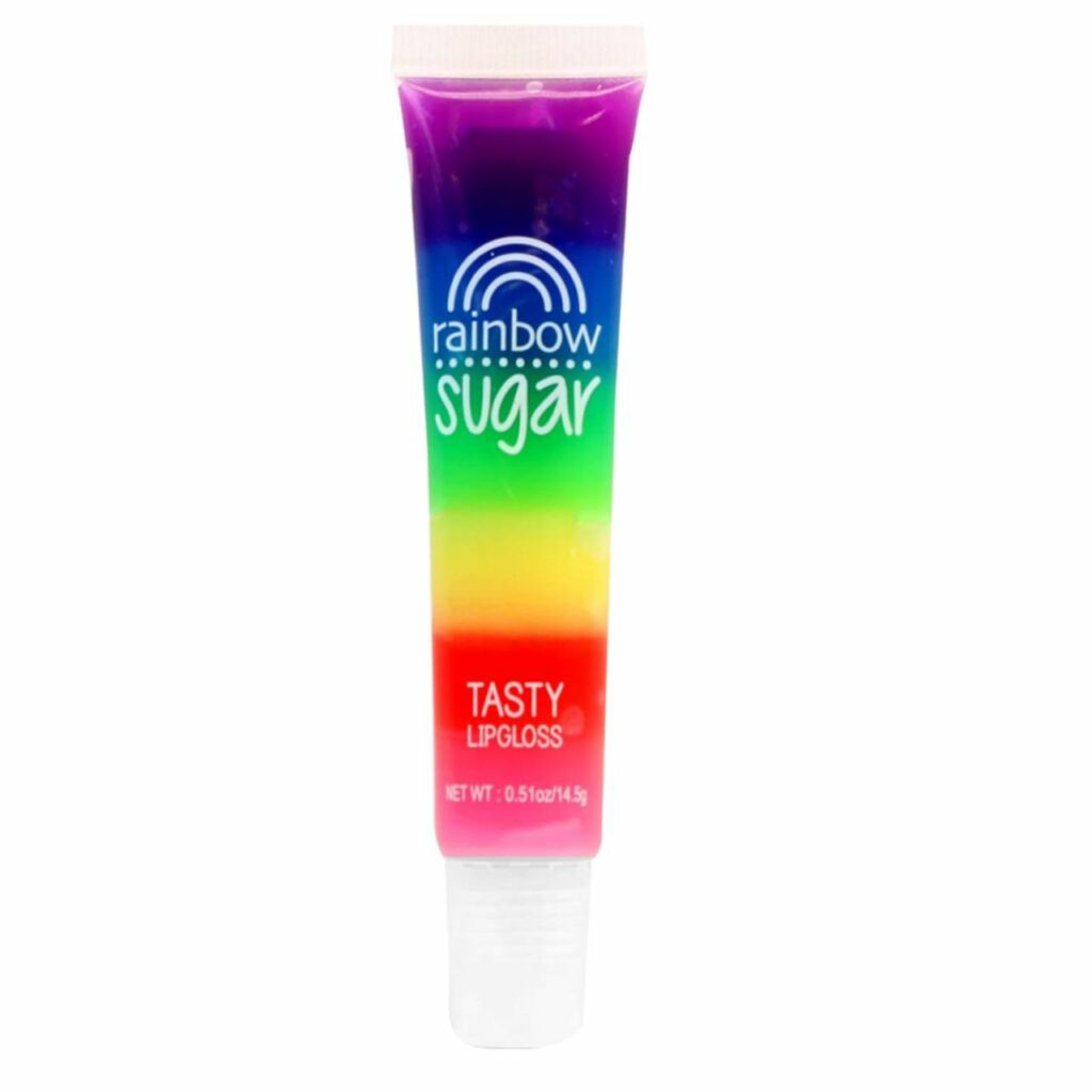 برق لب تیوپی طرح رنگین کمان Rainbow