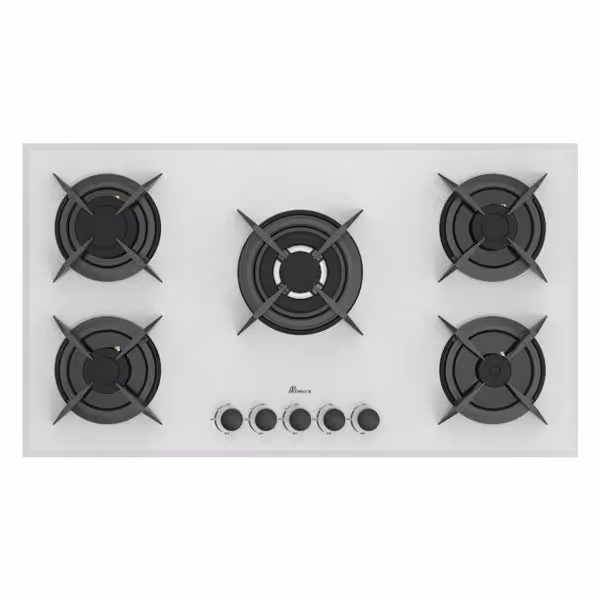 اجاق گاز صفحه ای بیمکث 5 شعله مدل MG 5080 سفید