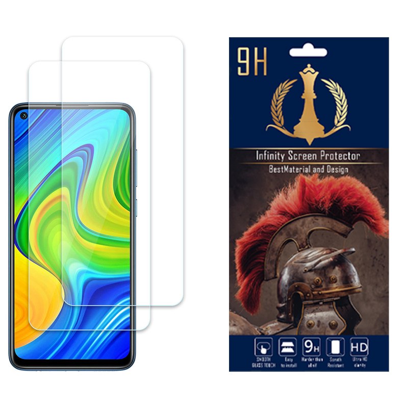 محافظ صفحه نمایش اینفینیتی مدل NANOمناسب برای شیائومیRedmi Note 9 4Gبسته دو عددی