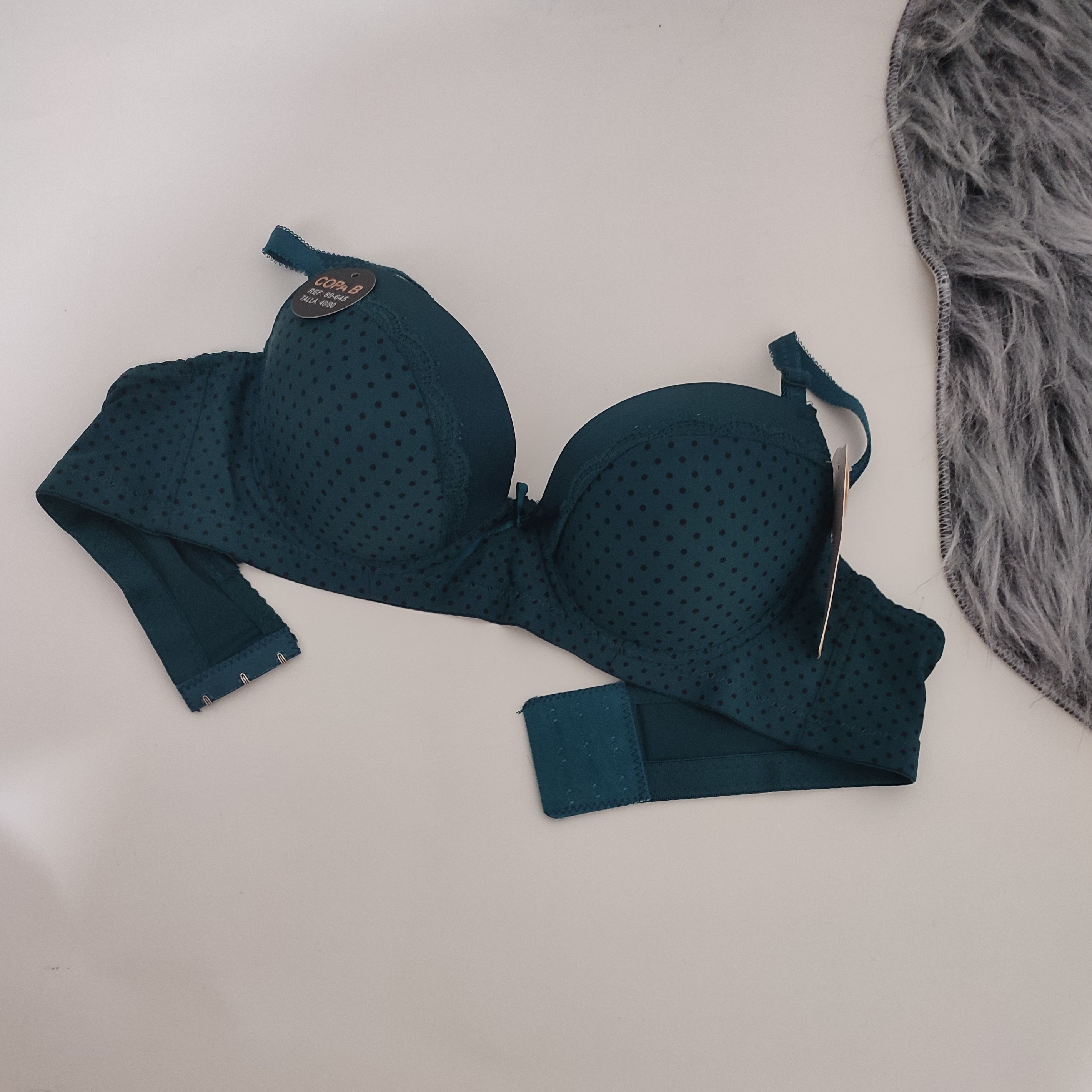 سوتین نیم جکدارسبز