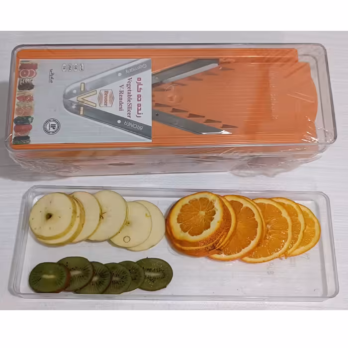 اسلایسر  و رنده  دستی برای میوه خشک کن  اسلایسر با تیغه آلمانی اسلایسر 10کاره برونر  پسکرایه
