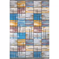 فرش ماشینی افرند طرح پتینه 500 شانه کد 6606 (یک و نیم متری)