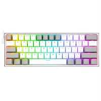 کیبورد مکانیکال گیمینگ ردراگون Redragon K617 FIZZ RGB White/Grey