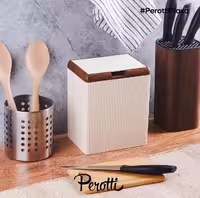 سطل زباله پروتی رنگ کرمی قهوه ای Perotti-13191